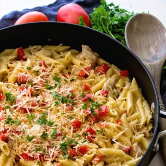 One Pot Cajun Chicken Pasta