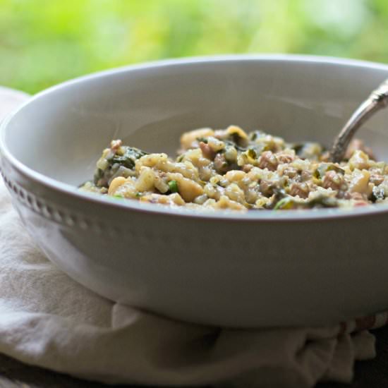 Italian Sausage Risotto