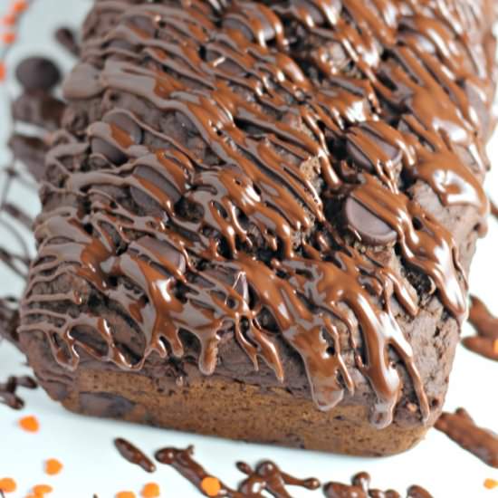 Dark Chocolate Pumpkin Pound Cake