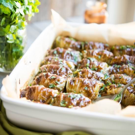 Asian Style Cabbage Rolls