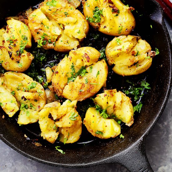 Garlic Butter Soy Sauce Potatoes
