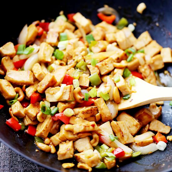 30-Minute Skinny Cashew Chicken