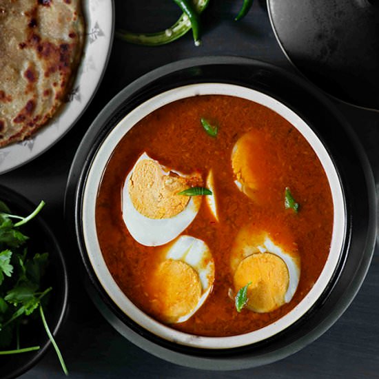 Kolhapuri Egg Masala Curry