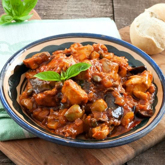 Swordfish Caponata