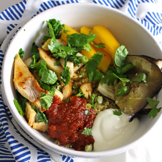 Chipotle Chicken Quinoa Bowls