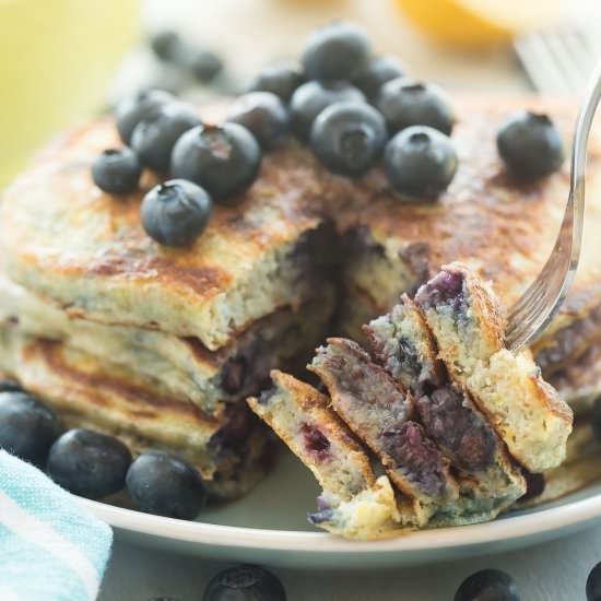 Lemon Blueberry Pancakes