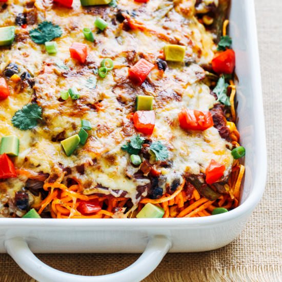 Mexican-Inspired Sweet Potato Bake