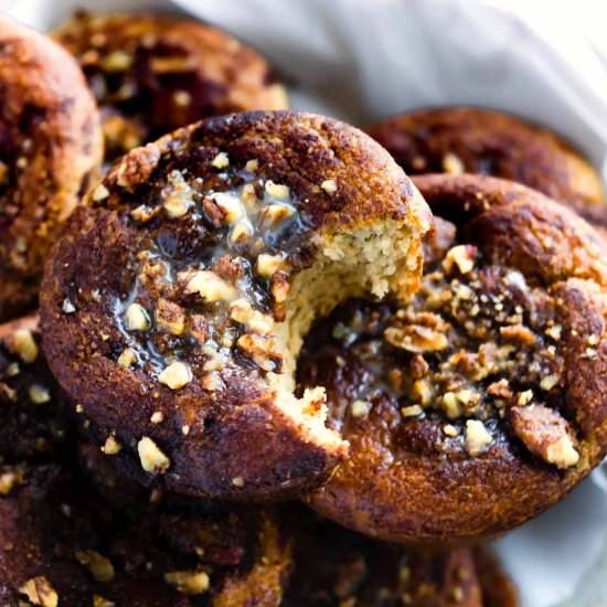 Paleo Sticky Coffee Cake Muffins