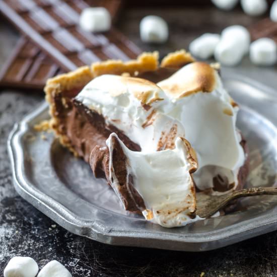 No Bake Smores Pie