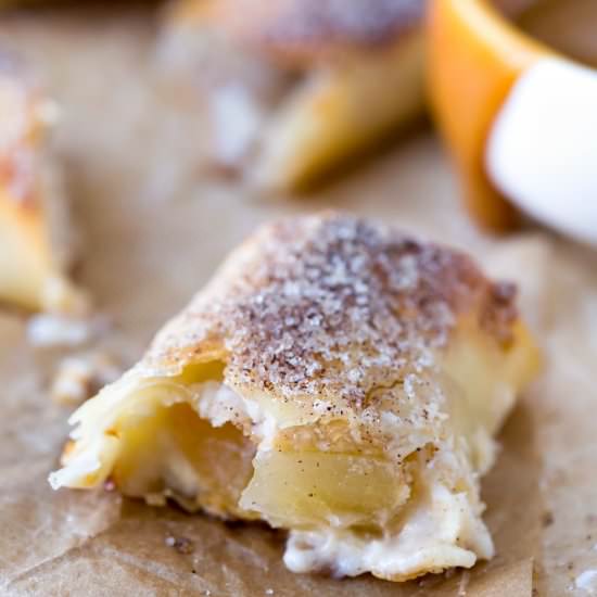 Apple Cheesecake Egg Rolls