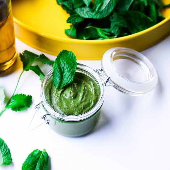 Coriander Mint Pesto Sauce