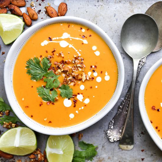 Thai Carrot and Sweet Potato Soup