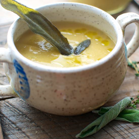 White Bean & Parsnip Soup