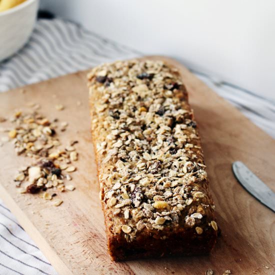 Maple Muesli Banana Bread