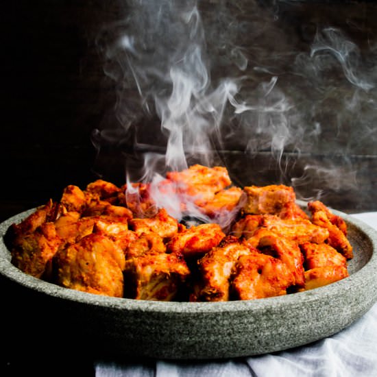 Double Smoked Chicken Kebabs