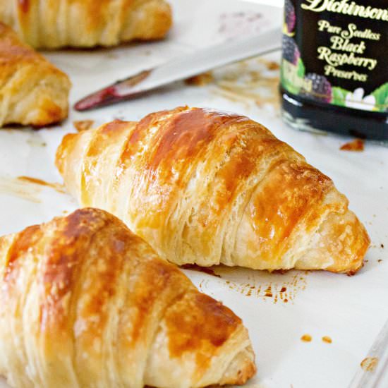 Classic Butter Croissants
