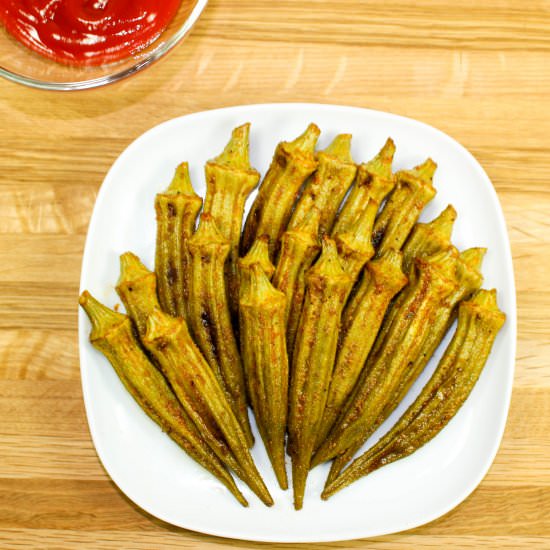 Cajun Baked Okra