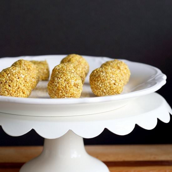 Golden Sesame Snack Balls