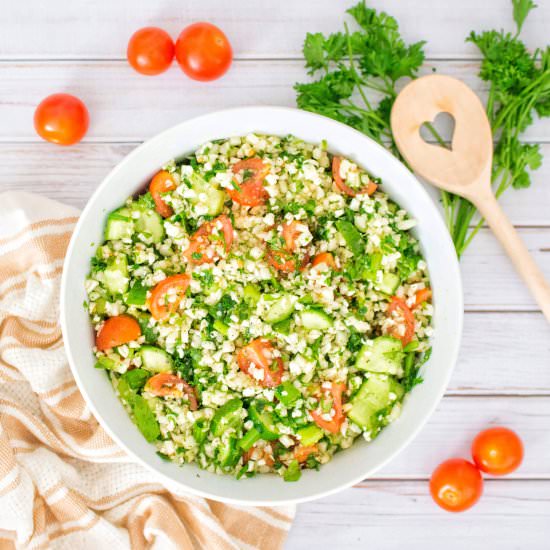 Cauliflower Rice Tabouli