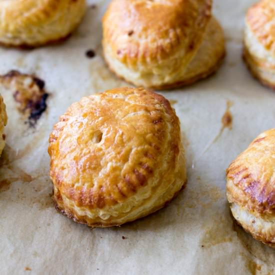 Smoked Chicken and Grape Hand Pies