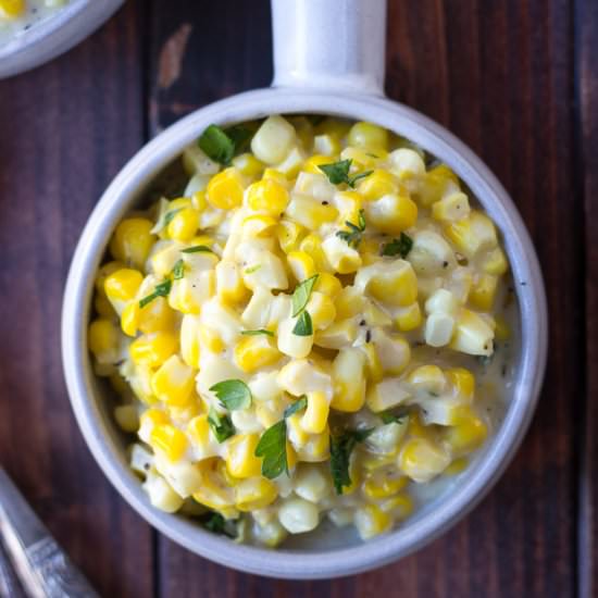 Skillet Creamed Corn