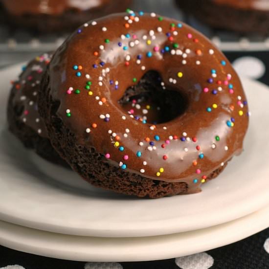 Double Chocolate Donuts