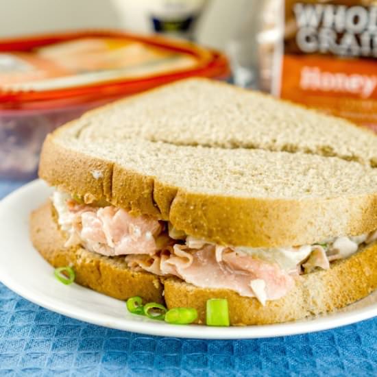Hawaiian Chicken Salad Sandwich