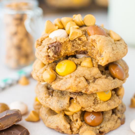 Brown Butterscotch Toffee Cookies