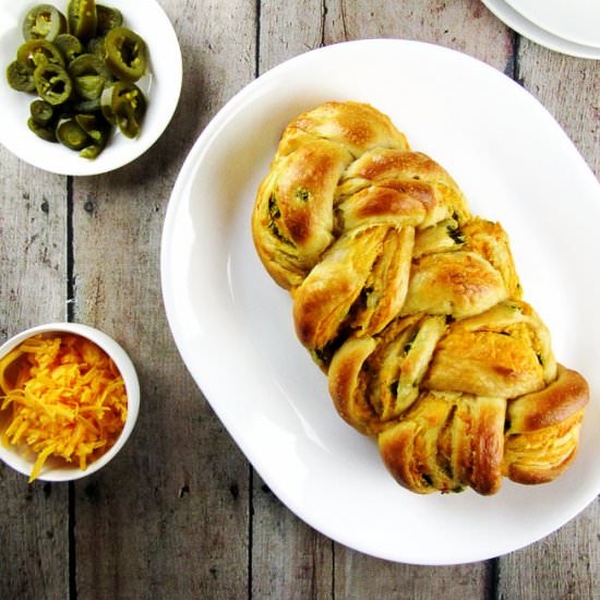 Braided Jalapeno Cheddar Bread