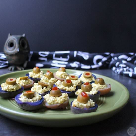 Vegan Deviled Potatoes