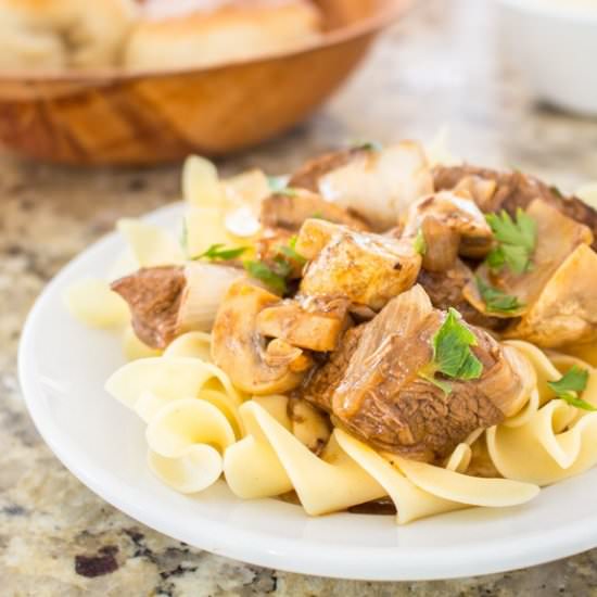 Beef Tips and Mushrooms
