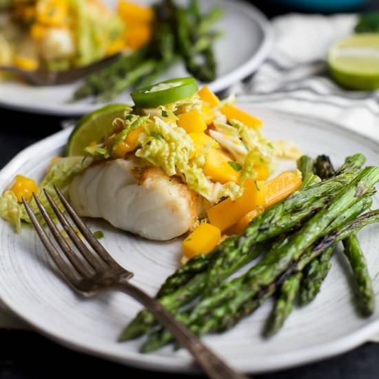 Grilled White Fish