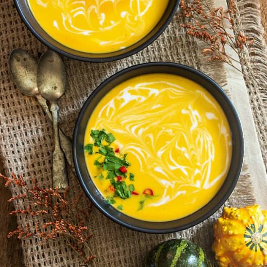 Thai Curry Butternut Squash Soup