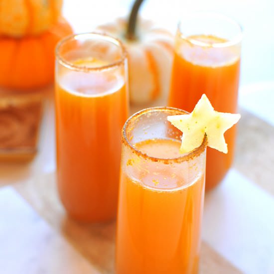 Pumpkin Pie Cider Fizz