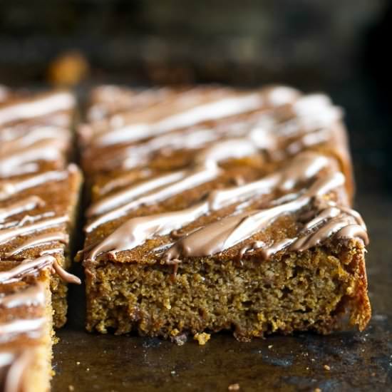 Flourless Pumpkin Pie Bars