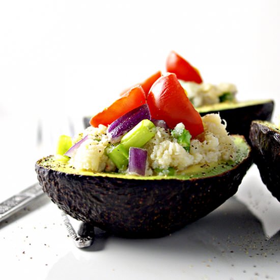 Crab-Stuffed Avocados {Paleo}