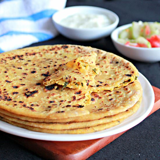 Cauliflower Parathas