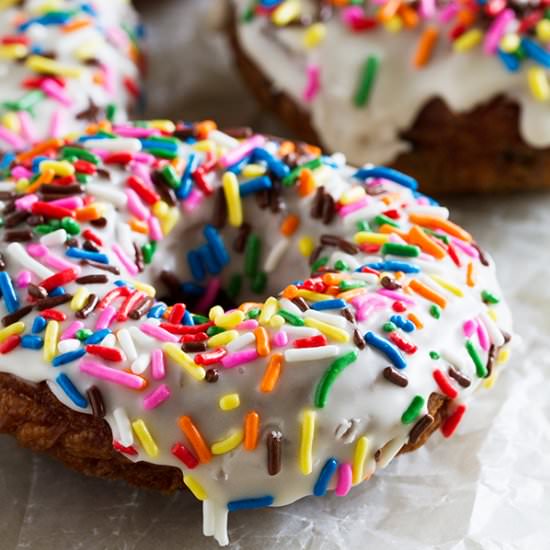 Homemade Funfetti Cake Donut Recipe