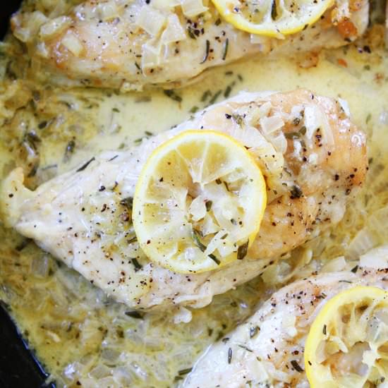 Creamy Lemon Rosemary Chicken