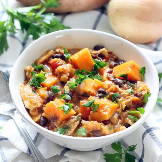 Chicken and Sweet Potato Stew