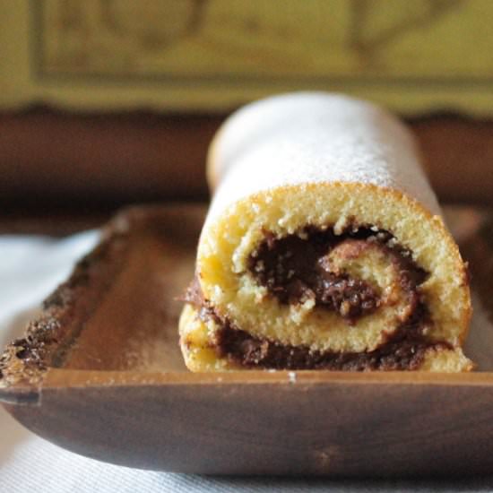 Nutella Roll Cake