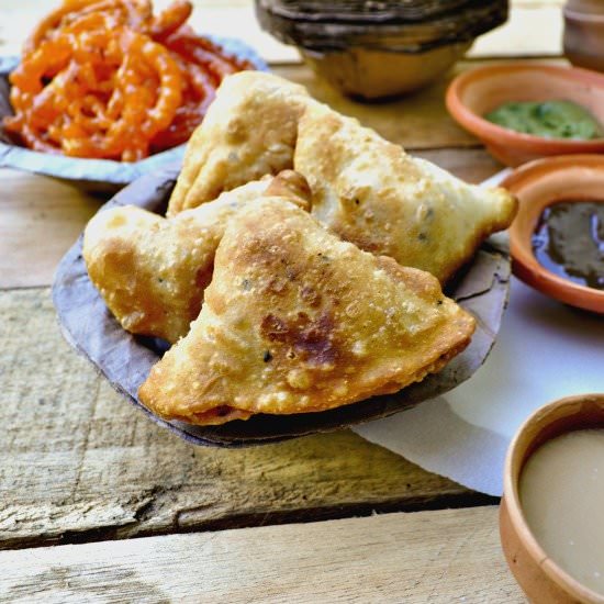 Potato and Peas Samosa
