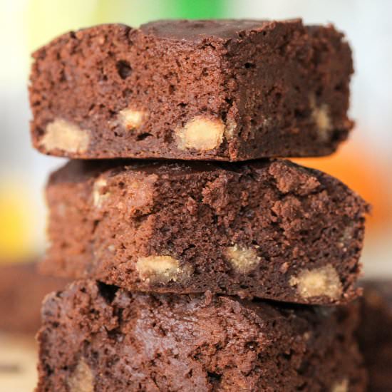 Healthy Peanut Butter Brownies