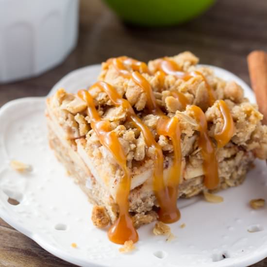 Apple Oatmeal Crumb Bars