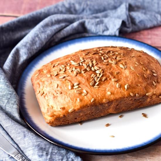 Sunflower seeds bread
