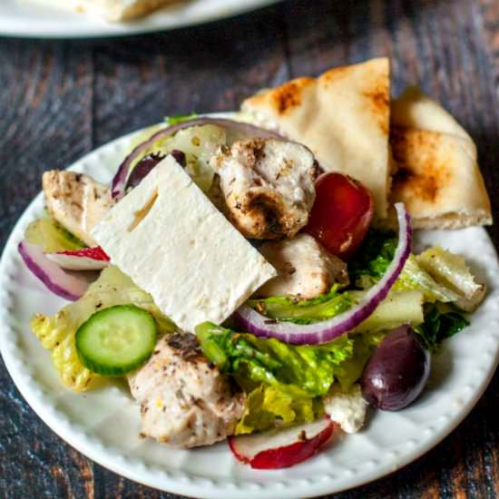 Easy Greek Chicken Salad