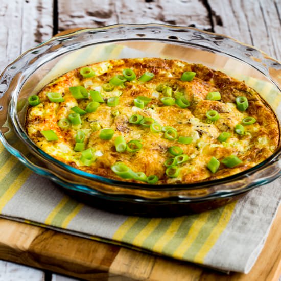 Cheesy Crustless Quiche Lorraine