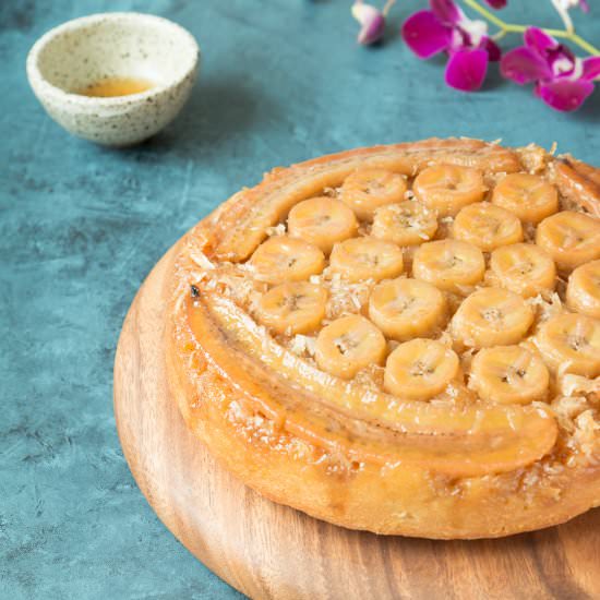 Tropical Banana Upside Down Cake