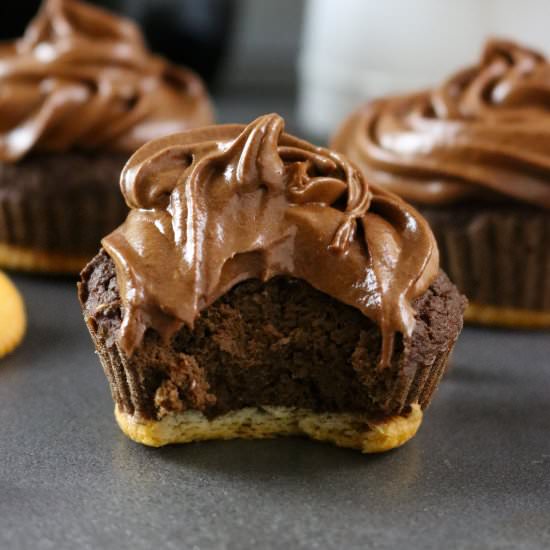 Sweet & Salty Coca-Cola Cupcakes