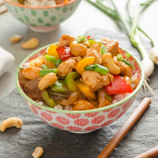 30-Minute Skinny Cashew Chicken